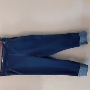 ModCloth Hell Bunny Vixen cuffed Capri stretch pants size xs